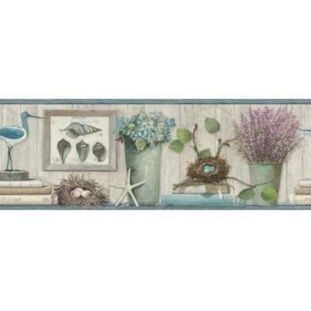 Wallpaper Border Coastal Treasure Beach